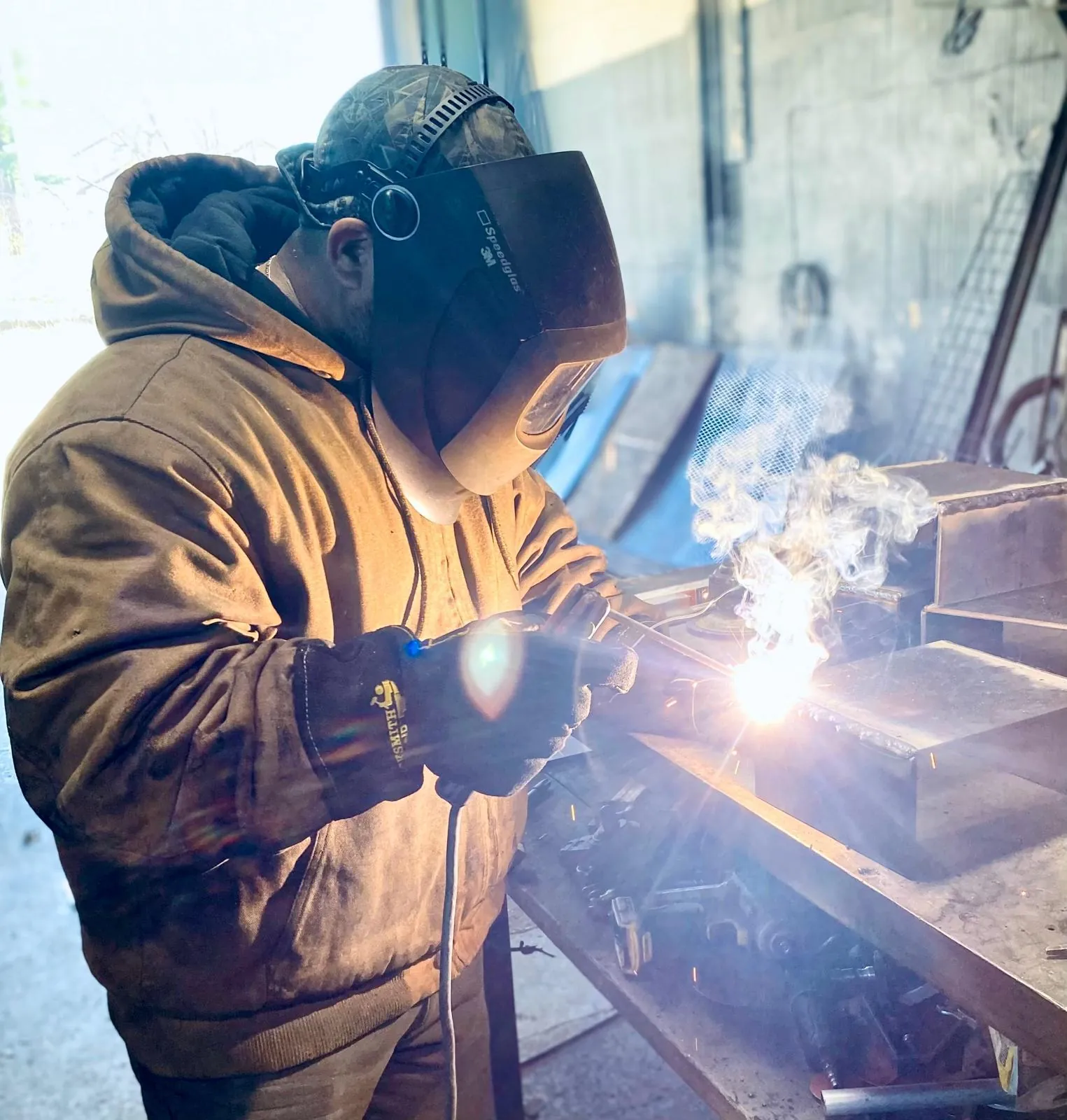 In-Shop Welding Close-Up